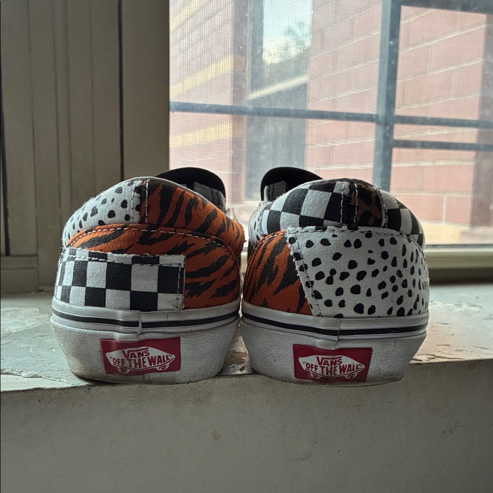 Vans Multicolor Animal Patchwork Slip-Ons - image 4